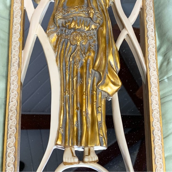 Art Nouveau Lady Mirror - Picture 4 of 13